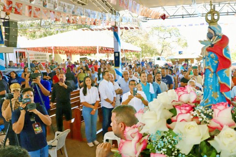 Em Dianópolis, durante Romaria da Sucupira, governador Wanderlei Barbosa reforça compromisso com a valorização das manifestações religiosas