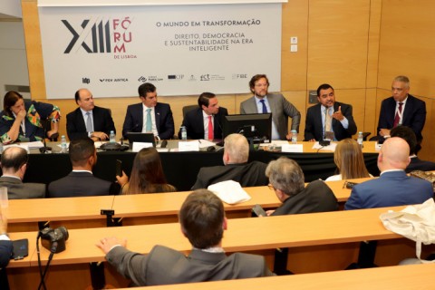 Governador Wanderlei Barbosa destaca protagonismo ambiental do Tocantins durante painel do Fórum de Lisboa, em Portugal