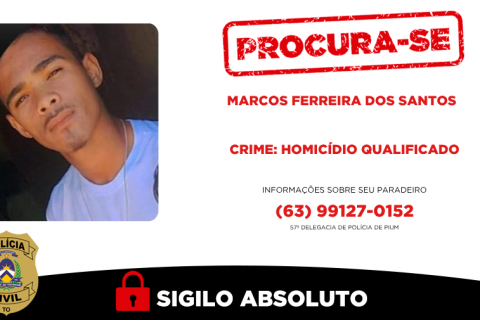 Em Pium, Polícia Civil do Tocantins prende suspeito de homicídio qualificado e procura segundo envolvido no crime